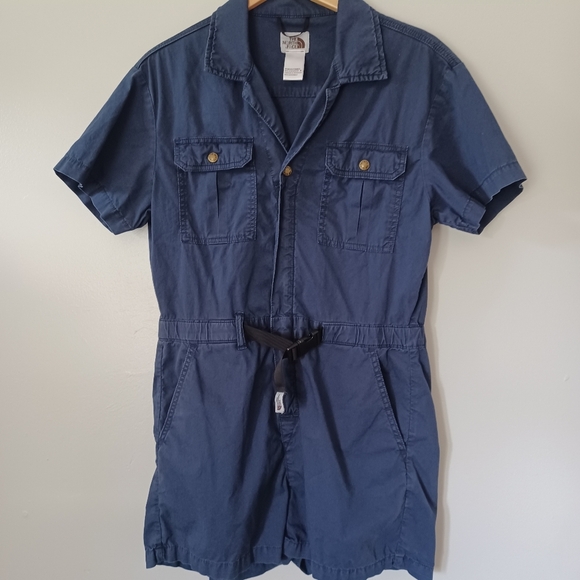 THE NORTH FACE BERKELEY FLIGHT SUIT Sz M Length 85 CM Pit-to-pit 53 Cm - Picture 3 of 10